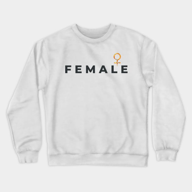 Female (Feminist) (Feminism) Crewneck Sweatshirt by Toozidi T Shirts